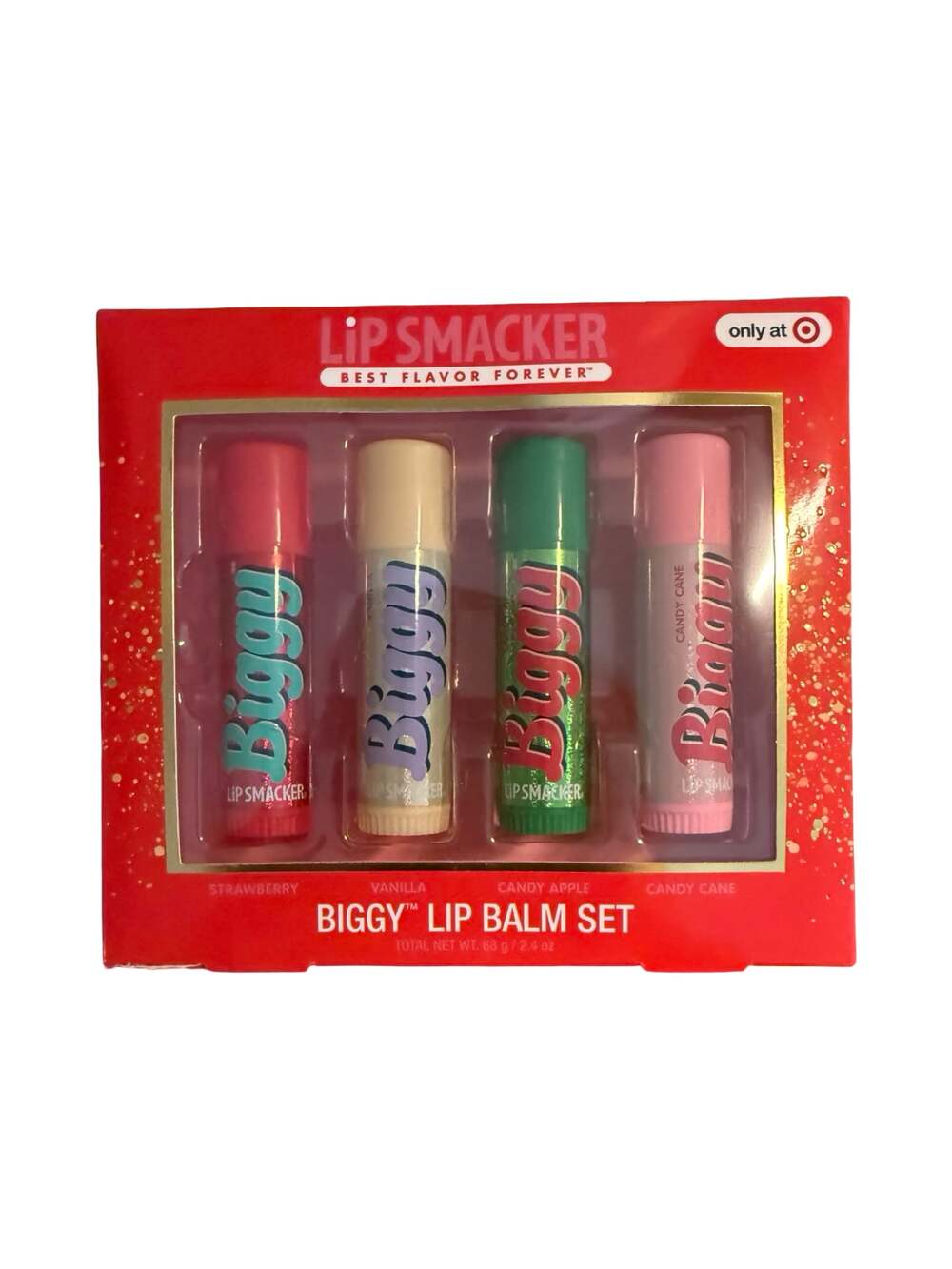 Lip Smacker Holiday Biggy Lip Balm 4-Piece Gift Set